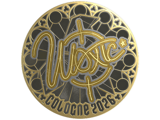 Sticker | woxic (Gold) | Cologne 2026 image