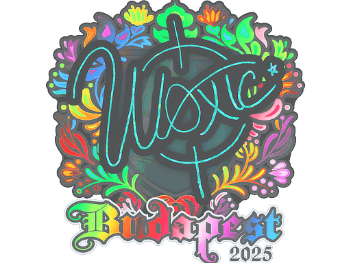 Sticker | woxic (Holo) | Budapest 2025 image