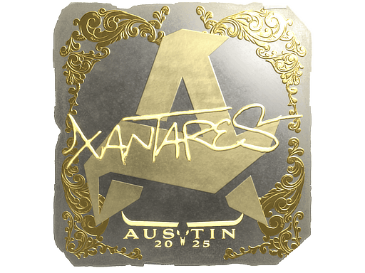 Sticker | XANTARES (Gold) | Austin 2025 image