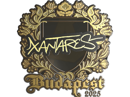 Sticker | XANTARES (Gold) | Budapest 2025 image