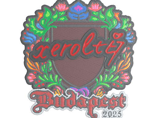 Sticker | xerolte (Embroidered) | Budapest 2025 image