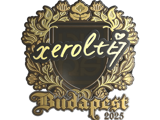 Sticker | xerolte (Gold) | Budapest 2025 image