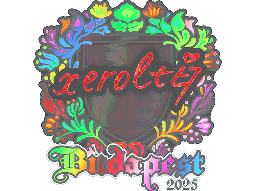 Sticker | xerolte (Holo) | Budapest 2025 image