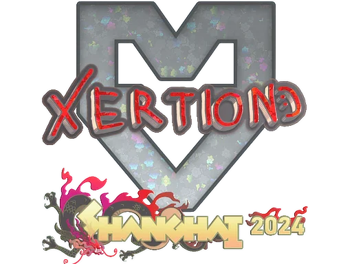 Sticker | xertioN (Glitter) | Shanghai 2024 image