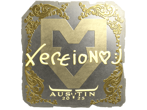 Sticker | xertioN (Gold) | Austin 2025 image