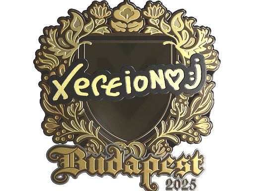 Sticker | xertioN (Gold) | Budapest 2025 image