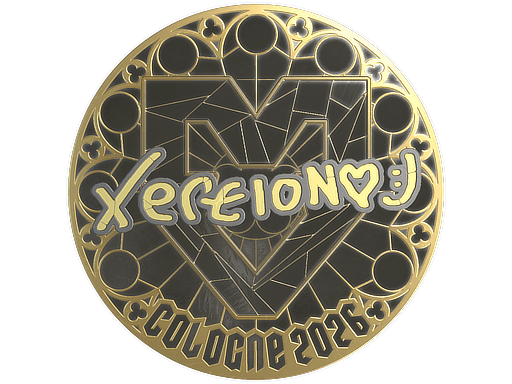 Sticker | xertioN (Gold) | Cologne 2026 image