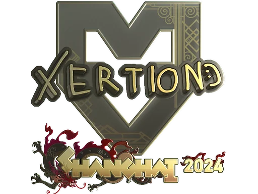 Sticker | xertioN (Gold) | Shanghai 2024 image