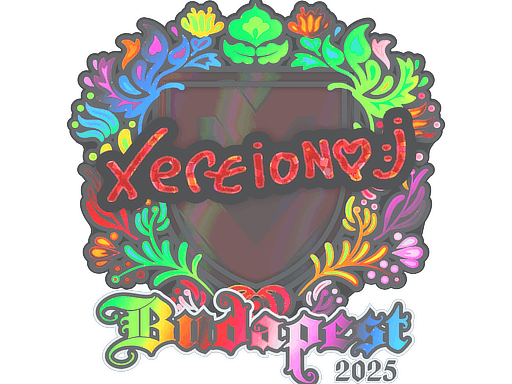 Sticker | xertioN (Holo) | Budapest 2025 image
