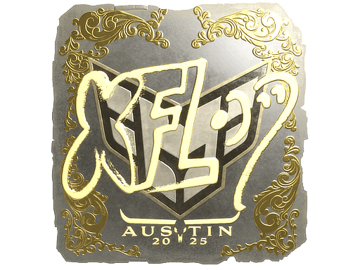 Sticker | xfl0ud (Gold) | Austin 2025 image
