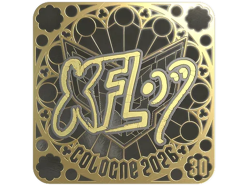 Sticker | xfl0ud (Gold, Ranked) | Cologne 2026 image