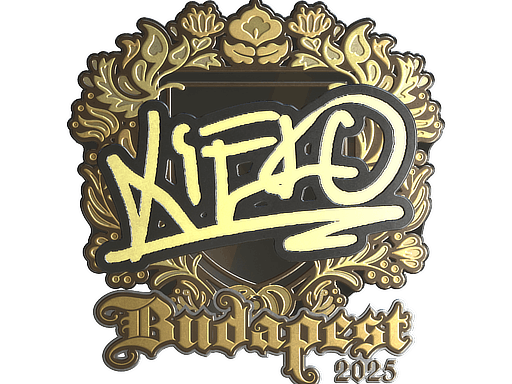 Sticker | xiELO (Gold) | Budapest 2025 image