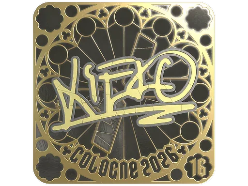 Sticker | xiELO (Gold, Ranked) | Cologne 2026 image