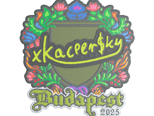 Sticker | xKacpersky (Embroidered) | Budapest 2025 image