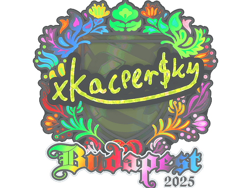 Sticker | xKacpersky (Holo) | Budapest 2025 image