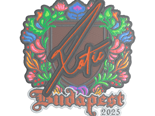 Sticker | XotiC (Embroidered) | Budapest 2025 image