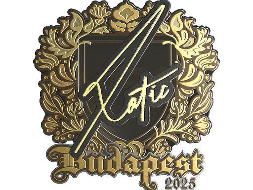 Sticker | XotiC (Gold) | Budapest 2025 image