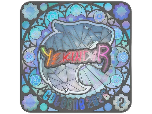 Sticker | YEKINDAR (Holo, Ranked) | Cologne 2026 image