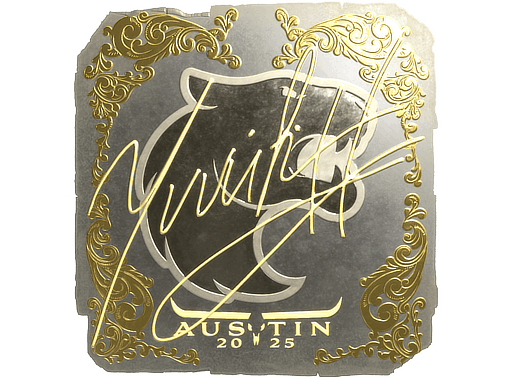 Sticker | yuurih (Gold) | Austin 2025 image