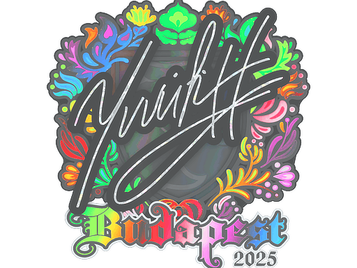 Sticker | yuurih (Holo) | Budapest 2025 image