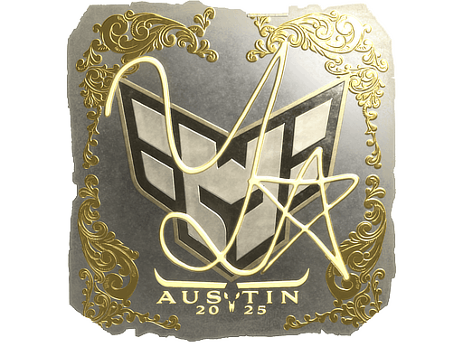 Sticker | yxngstxr (Gold) | Austin 2025 image