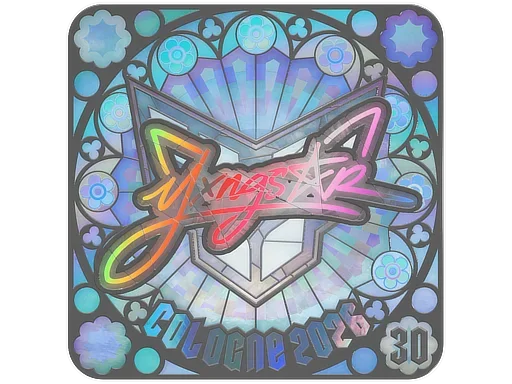 Sticker | yxngstxr (Holo, Ranked) | Cologne 2026 image