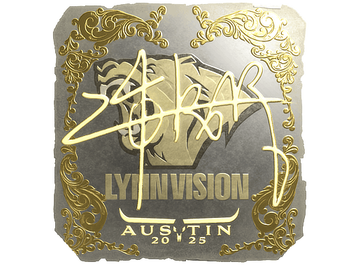 Sticker | z4KR (Gold) | Austin 2025 image