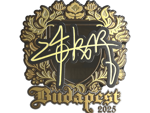 Sticker | z4KR (Gold) | Budapest 2025 image