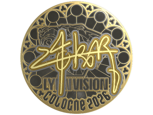 Sticker | z4KR (Gold) | Cologne 2026 image