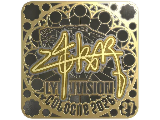 Sticker | z4KR (Gold, Ranked) | Cologne 2026 image