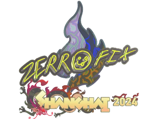 Sticker | zeRRoFIX (Holo) | Shanghai 2024 image