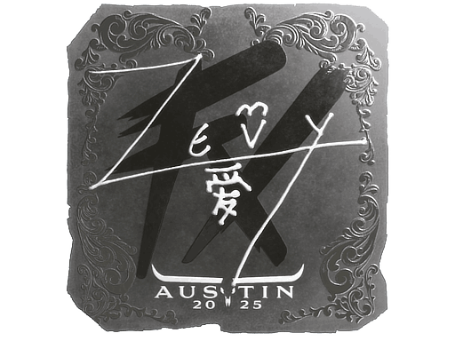 Sticker | zevy (Foil) | Austin 2025 image