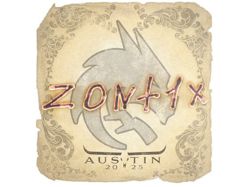 Sticker | zont1x | Austin 2025 image