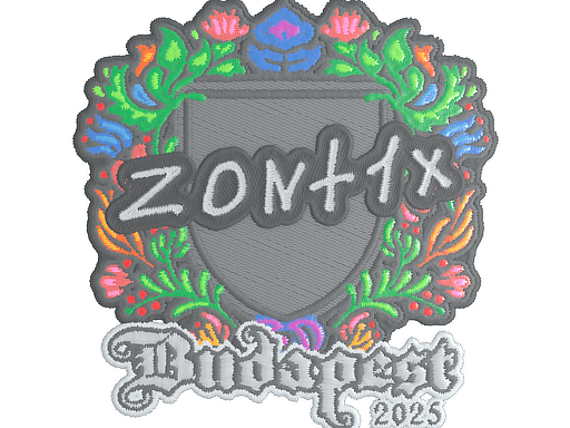 Sticker | zont1x (Embroidered) | Budapest 2025 image