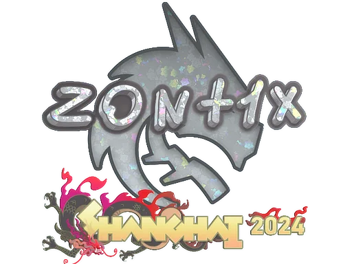 Sticker | zont1x (Glitter) | Shanghai 2024 image