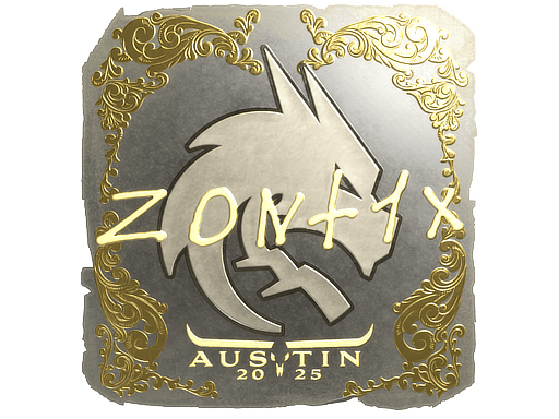 Sticker | zont1x (Gold) | Austin 2025 image