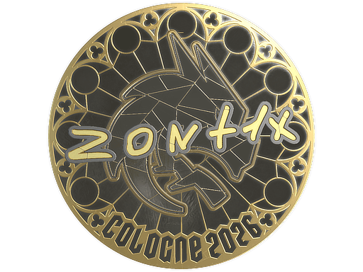 Sticker | zont1x (Gold) | Cologne 2026 image