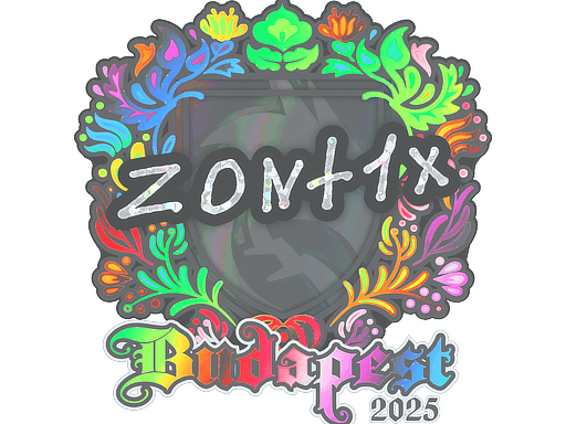 Sticker | zont1x (Holo) | Budapest 2025 image