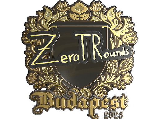 Sticker | ztr (Gold) | Budapest 2025 image
