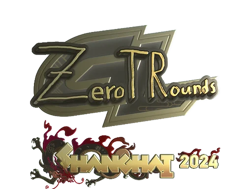 Sticker | ztr (Gold) | Shanghai 2024 image