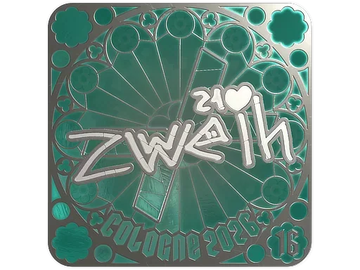Sticker | zweih (Foil, Ranked) | Cologne 2026 image