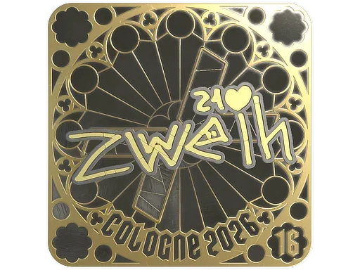 Sticker | zweih (Gold, Ranked) | Cologne 2026 image