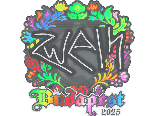 Sticker | zweih (Holo) | Budapest 2025 image