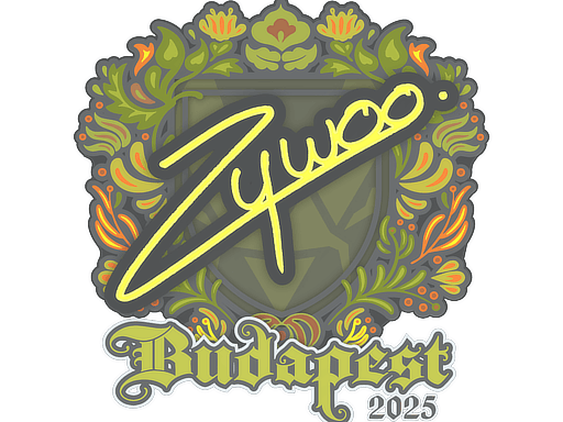 Sticker | ZywOo | Budapest 2025 image