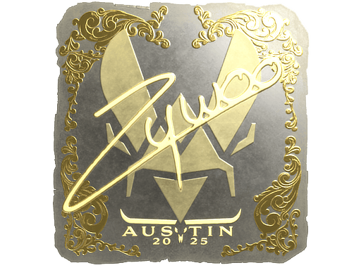 Sticker | ZywOo (Gold) | Austin 2025 image