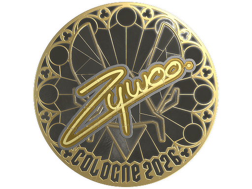 Sticker | ZywOo (Gold) | Cologne 2026 image