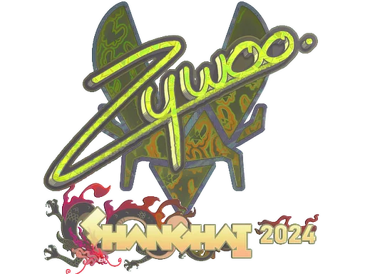Sticker | ZywOo (Holo) | Shanghai 2024 image