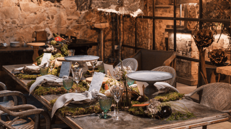 cena en evento empresa