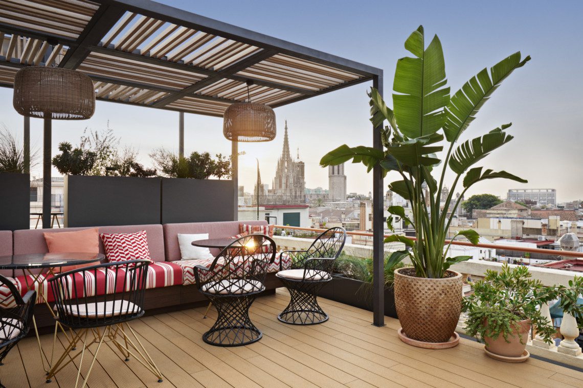 Barcelona rooftops
