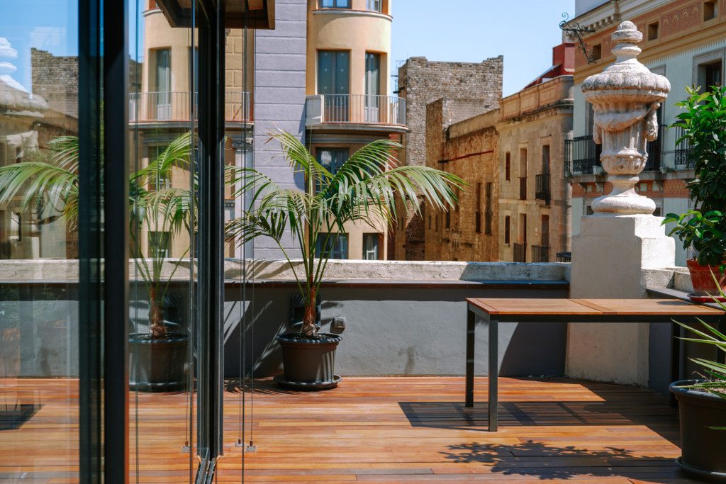 Barcelona rooftops